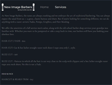Tablet Screenshot of newimagebarber.com